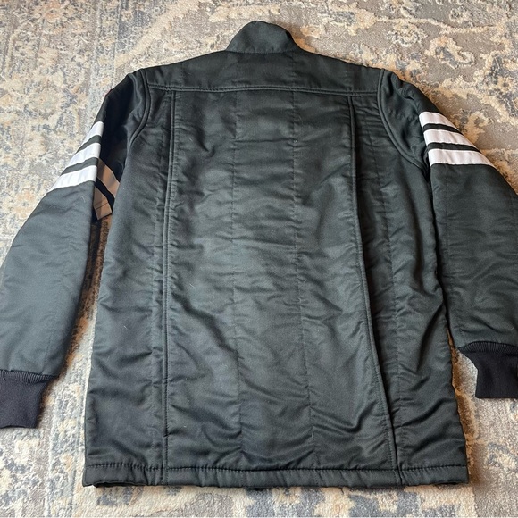 Simpson Black Bomber Jacket with White Accents - Picture 6 of 7